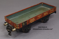 Märklin 1764 Spur 0, Niederbordwagen, ab ca. 1931