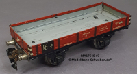 Märklin 1764 Spur 0, Niederbordwagen ohne Ladung, ab ca. 1932