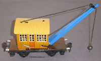 Märklin 17680 Spur 0, Blech Kranwagen m.Kranhaus, Bauzeit 1933 bis 1937