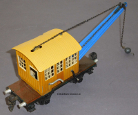 Märklin 17680 Spur 0, Blech Kranwagen m.Kranhaus, Bauzeit 1933 bis 1937