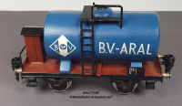 Märklin 1774 Spur 0, Kesselwagen m.BrH. ARAL, blau, Replik