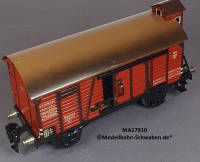 Märklin 17910 Spur 0, Blech Gepäckwagen m.BrH, rotbraun, ab ca.1931, 185 mm