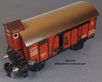 Märklin 17910 Spur 0, Blech Gepäckwagen m.BrH, rotbraun, ab ca.1931, 185 mm