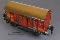 Märklin 17910B Spur 0, Blech Gepäckwagen m.BrH, Zugschlussbeleuchtung, rotbraun