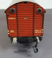 Märklin 17910B Spur 0, Blech Gepäckwagen m.BrH, Zugschlussbeleuchtung, rotbraun