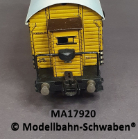 Märklin 1792 Spur 0, Blech, Gedeckter Güter-/Bananenwagen, FYFFES, hochgesetztes Brhs.,185 mm, Schiebetüren