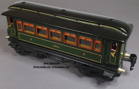 Märklin 18860 Spur 0, Blech Personenwagen 2./3. Kl. 4-achsig, grün