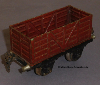 Märklin 1921 Spur 0, Blech Kastenwagen, rotbraun, Bauzeit ca. ab1930