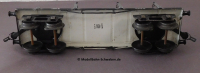 Märklin 1953 Spur 1, Stammholzwagen, Rungen, Ketten, 2 Drehgestelle, Bauzeit ca. 1926 bis 1932