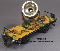 Märklin 19590 Spur 0, Scheinwerferwagen m.Scheinwerfer, Schutzfarblackierung, 165 mm