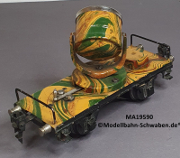 Märklin 19590 Spur 0, Scheinwerferwagen m.Scheinwerfer, Schutzfarblackierung, 165 mm
