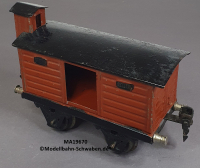Märklin 19670 Spur 0, Blech Gedeckter Güterwagen, BrHs. eine Türöffnung, 130 mm