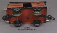 Märklin 19670 Spur 0, Blech Gedeckter Güterwagen, BrHs. eine Türöffnung, 130 mm