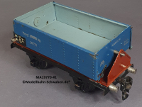 Märklin 19770 Spur 0, Blech Kippwagen, ab ca.1934, blau, 165 mm