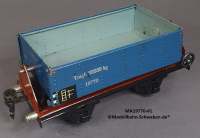 Märklin 19770 Spur 0, Blech Kippwagen, ab ca.1934, blau, 165 mm