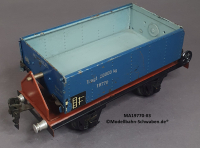 Märklin 19770 Spur 0, Blech Kippwagen, ab ca.1934, blau, 165 mm