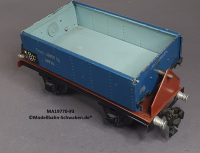 Märklin 19770 Spur 0, Blech Kippwagen, ab ca.1934, blau, 165 mm