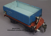 Märklin 19770 Spur 0, Blech Kippwagen, ab ca.1934, blau, 165 mm