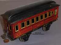 Märklin 31884 Spur 0, Blech Personenwagen 3. Klasse, braun, Innenbeleuchtung, Bauzeit vor 1929