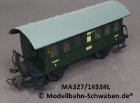 Märklin 327/1 H0 Personenwagen Donnerbüchse, 3.Kl., Blech, BN 327/1, Bz ab 1953