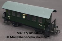 Märklin 327/1 H0 Personenwagen Donnerbüchse, 3.Kl., Blech, BN 327/1, Bz ab 1953