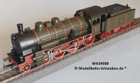 Märklin 34988 H0 Schlepptender Dampflok P8 Baden, Delta Digital, KPEV, OVP