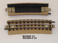 Märklin 3600A1/4 H0 M-Gleis gebogen D=760