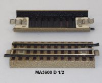 Märklin 3600D1/2 H0 M-Gleis gerade 90mm