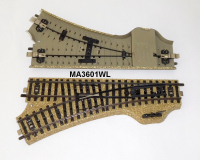 Märklin 3601WL H0 M-Gleis Weiche, Links, Hand