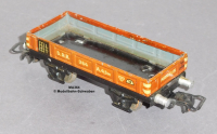 Märklin 364 Spur H0, Blech Niederbordwagen, Bauzeit ab 1941