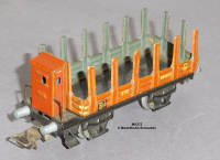 Märklin 372 Spur H0, Blech Rungenwagen m. Bremserhaus, Bauzeit ab 1935