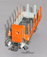 Märklin 372 Spur H0, Blech Rungenwagen m. Bremserhaus, Bauzeit ab 1947
