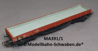 Märklin 391/1 H0 Niederbordwagen BN 496 391, DB