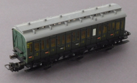 Märklin 4005 H0 Abteilwagen o. Bremserhaus, 2. Kl., Stirnaufschrift 330/1 erhaben, OVP, 1952