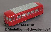 Märklin 4018 H0 Schienenbus Beiwagen DB800B, 142070 Stgt., OVP