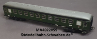Märklin 4022 H0 D-Zug-Wagen, Blech, 2.Kl. BN 182035 Stg, DB, Bz.1959