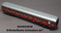 Märklin 4024 H0 Speisewagen, DSG. 001001, WR4ümg, m.Bel., BZ 1958