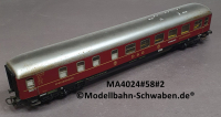 Märklin 4024 H0 Speisewagen DSG, Blech-Gehäuse, Bel. BN DB 001001