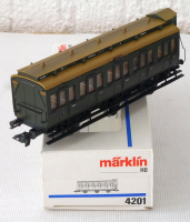 Märklin 4201 H0 Abteilwagen mit Bremserhaus B3 Pr11a, OVP