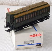 Märklin 4201 H0 Abteilwagen mit Bremserhaus B3 Pr11a, OVP