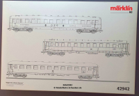 Märklin 42942 H0 Wagen-Set Riviera Express, OVP