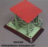 Märklin 4366 Blech, Hammerwerk mit Dach und drei Hämmern, Bauzeit vor 1927
