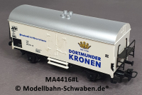 Märklin 4416 H0 Kühl- / Bierwagen, Ichqrs 377, DORTMUNDER KRONEN, BN 082 0 724-1, DB, Bz ab 1976