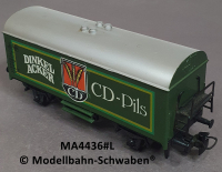 Märklin 4436 H0 Bierwagen Dinkelacker CD-Pils, Ichqrs, BN 082 0 684-7, DB
