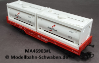 Märklin 44506 H0 Containertragwagen, Global Trans, BN 455 6 087-3, DB