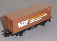 Märklin 4455 H0 Containerwagen VDF Oerlikon Boehringer, DB, OVP