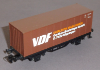 Märklin 4455 H0 Containerwagen VDF Oerlikon Boehringer, DB, OVP