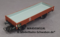Märklin 4503 H0 Niederbordwagen X05, DB 464 637 und Stirnseite 305, Bz ab 1951