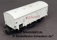Märklin 4508 H0 Kühlwagen, BN 327 154 Tko02, DB, Bz ab 1951