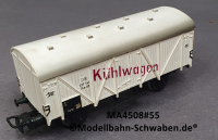 Märklin 4508 H0 Kühlwagen, rot lackierte Aufschrift, BN 327 154, DB, Bz ab1955